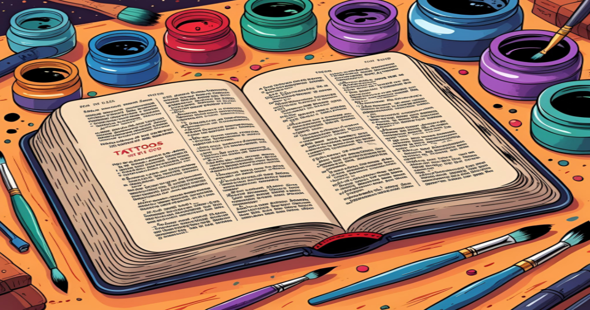 Qual o versiculo da Biblia que fala sobre tatuagem