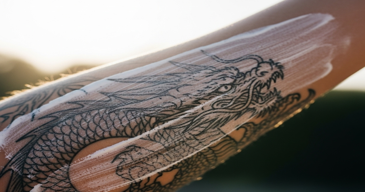 Porque Não Pode Pegar Sol na Tatuagem