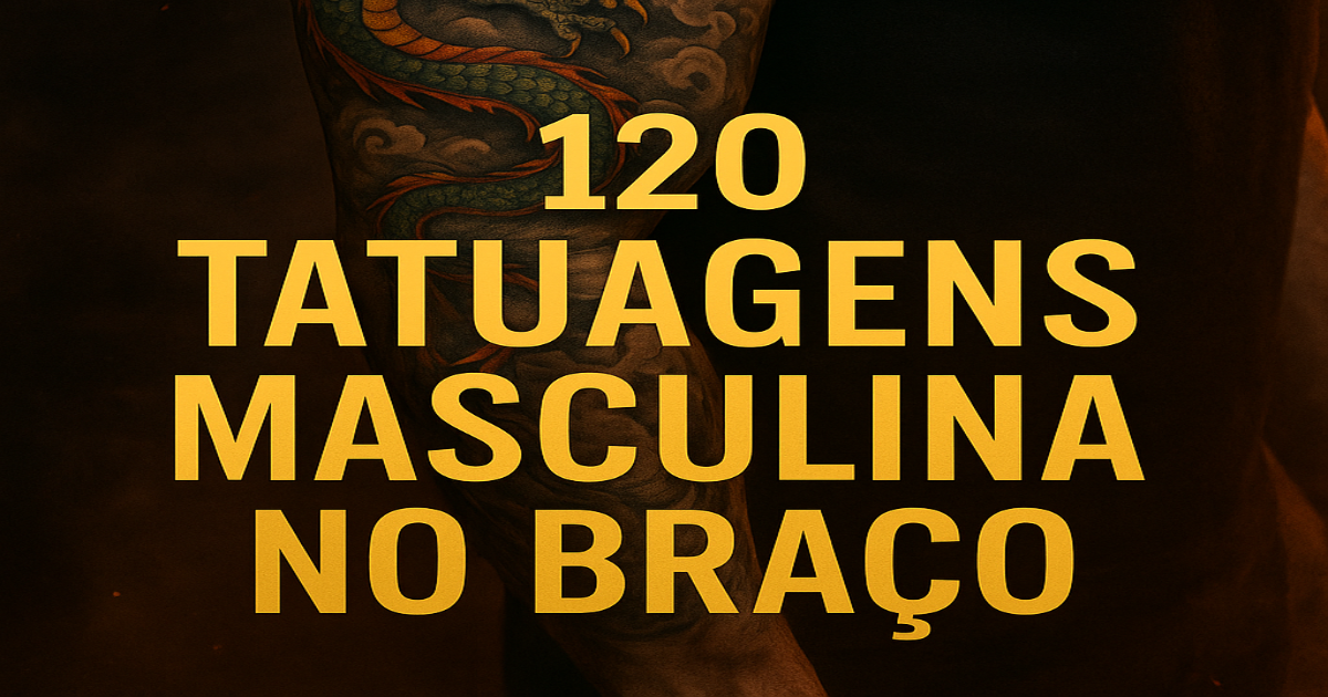 tatuagem masculina no braço