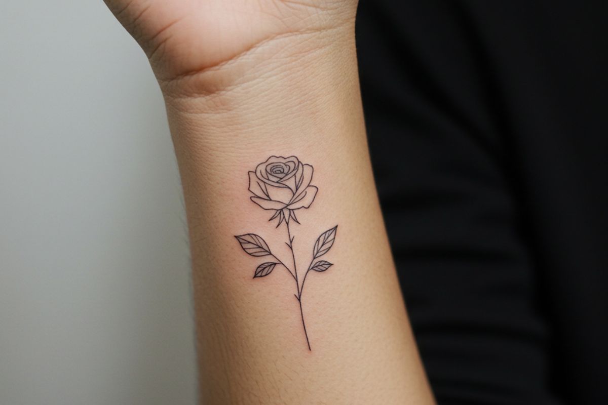 Tatuagens Minimalistas no Pulso