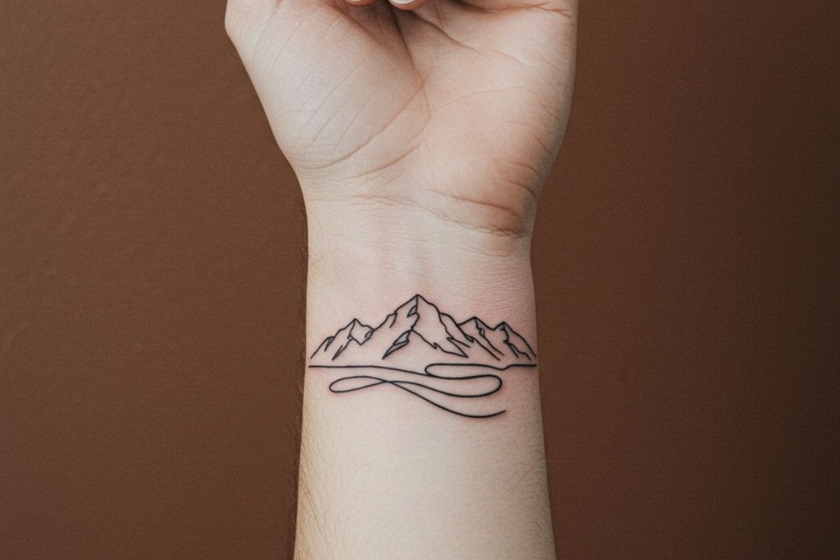 Tatuagens Minimalistas no Pulso
