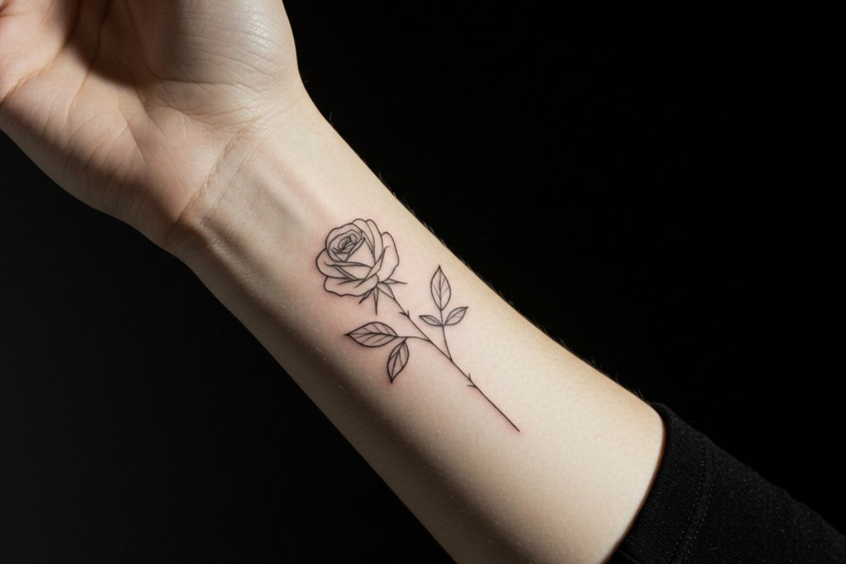 Tatuagens Minimalistas no Pulso