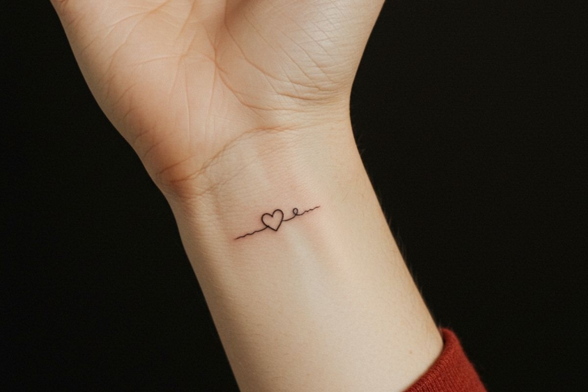 Tatuagens Minimalistas no Pulso