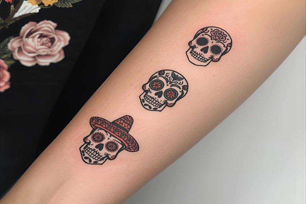 Caveira Mexicana Significado Tattoo6