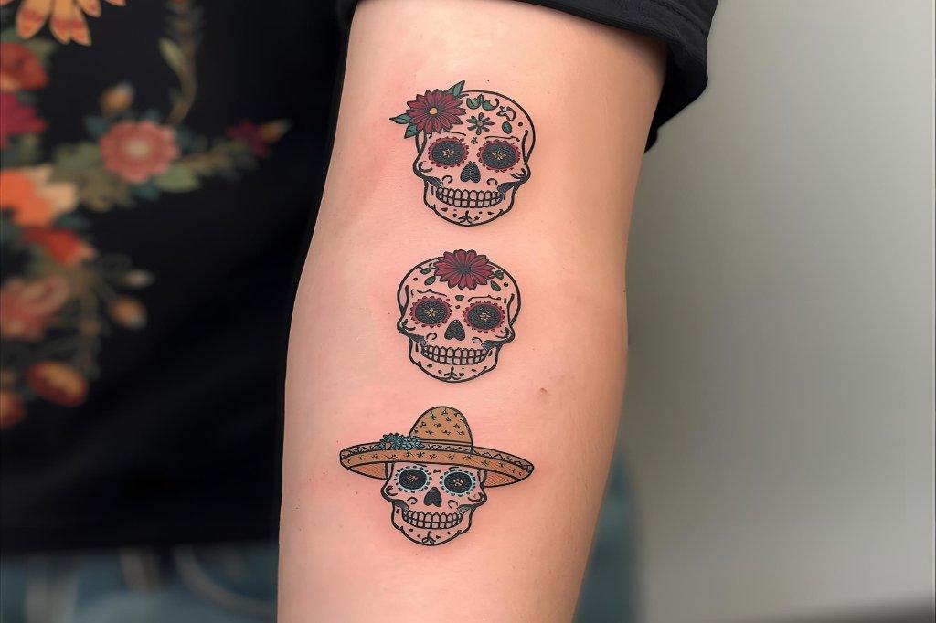 Caveira Mexicana Significado Tattoo6
