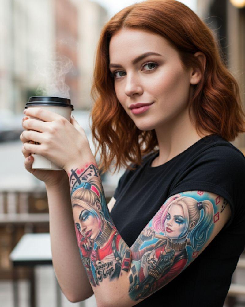 Significado da Tatuagem da Arlequina