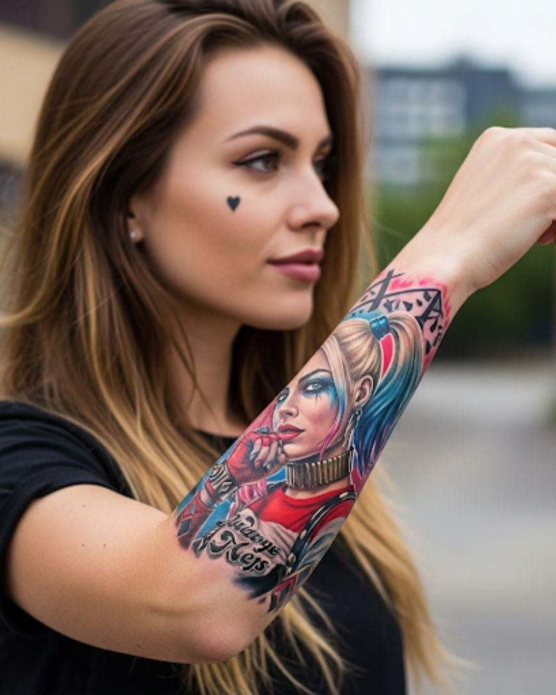 Significado da Tatuagem da Arlequina