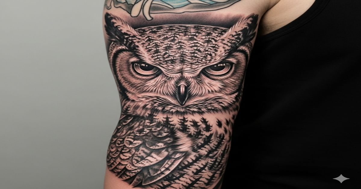 Significado da tatuagem de coruja