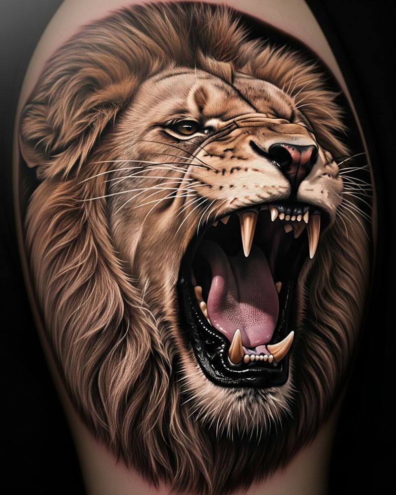 Significado da tatuagem de leão