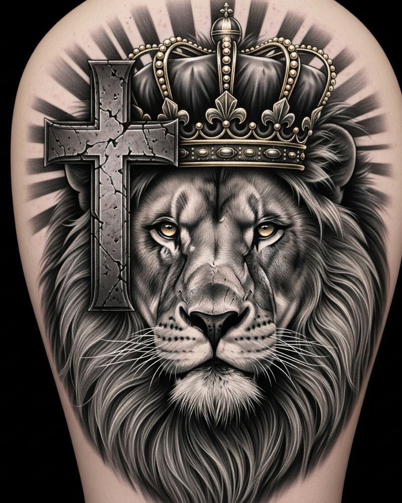 Significado da tatuagem de leão