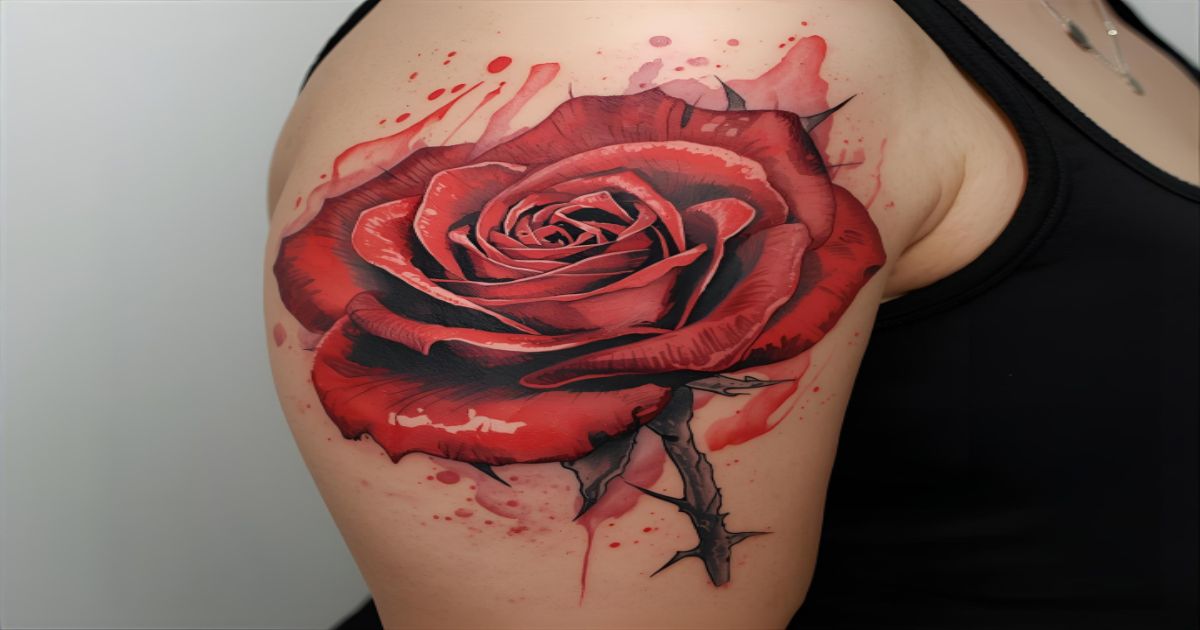 Significado da tatuagem de rosa