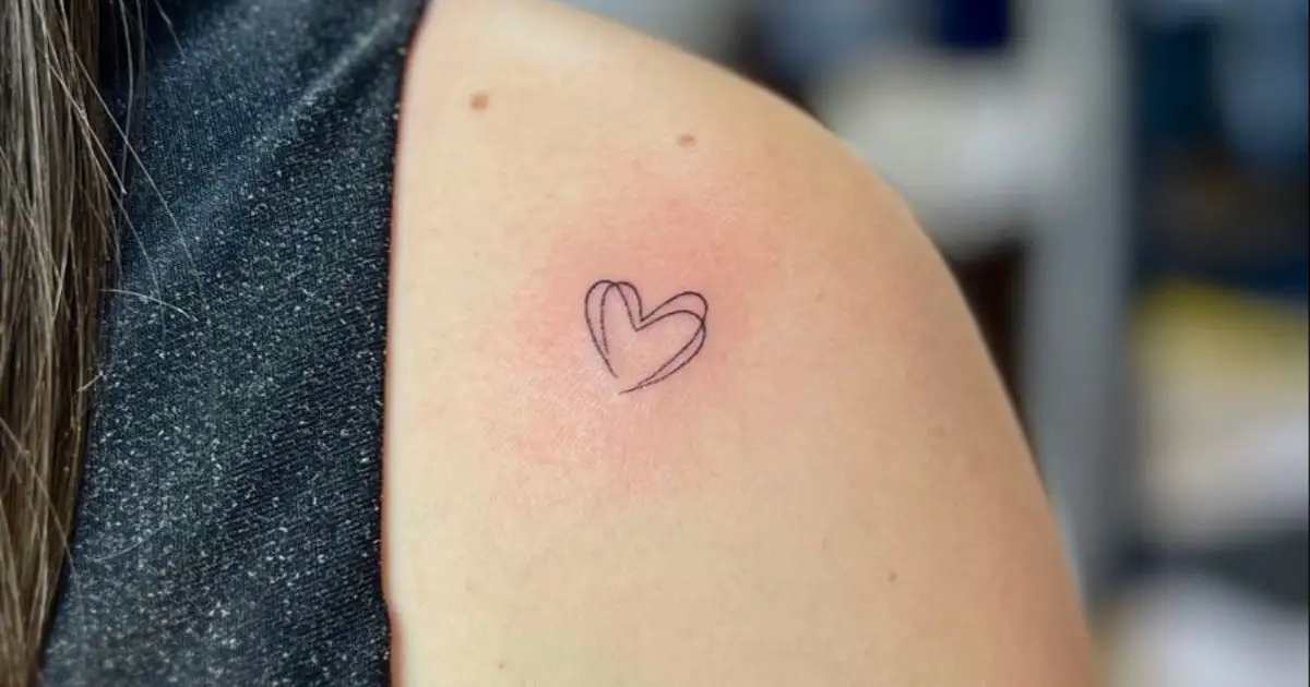 Tatuagem de Coração no Ombro Significado