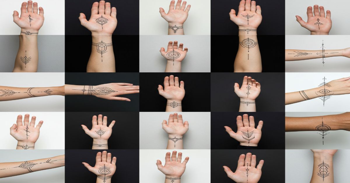 Tatuagens Minimalistas no Pulso