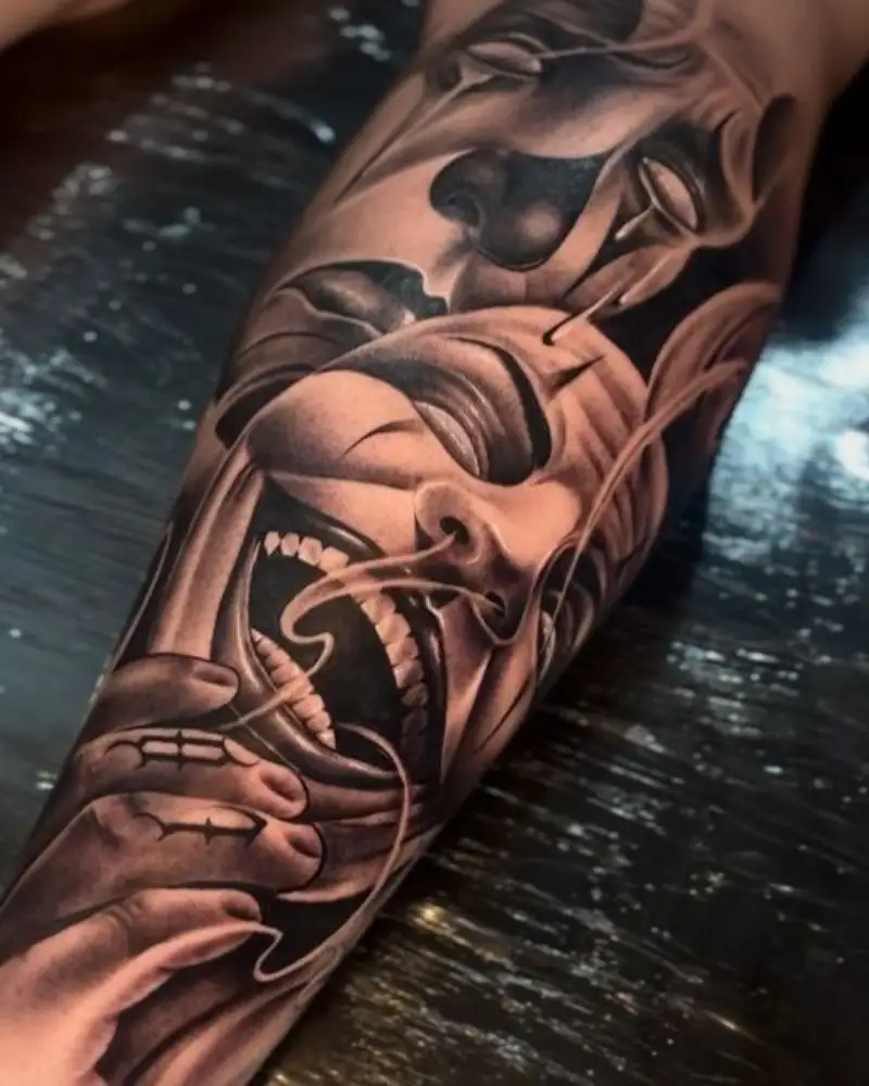tatuagem Chora Agora Ri Depois