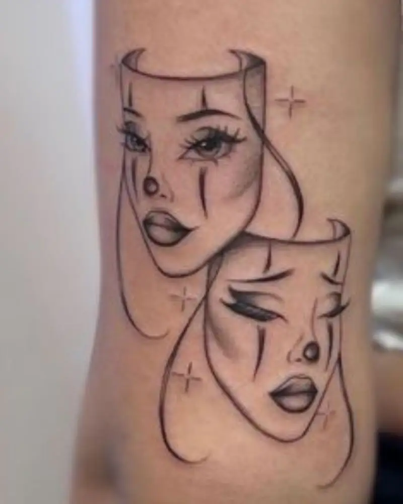 tatuagem Chora Agora Ri Depois