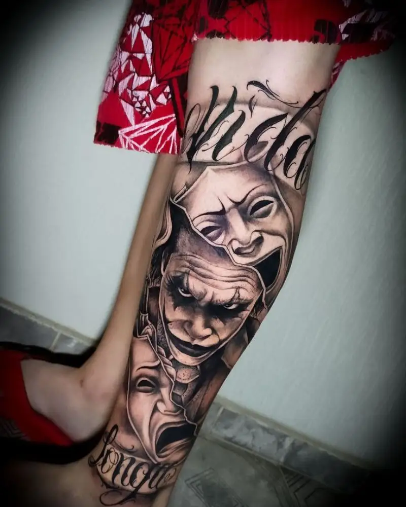 tatuagem Chora Agora Ri Depois