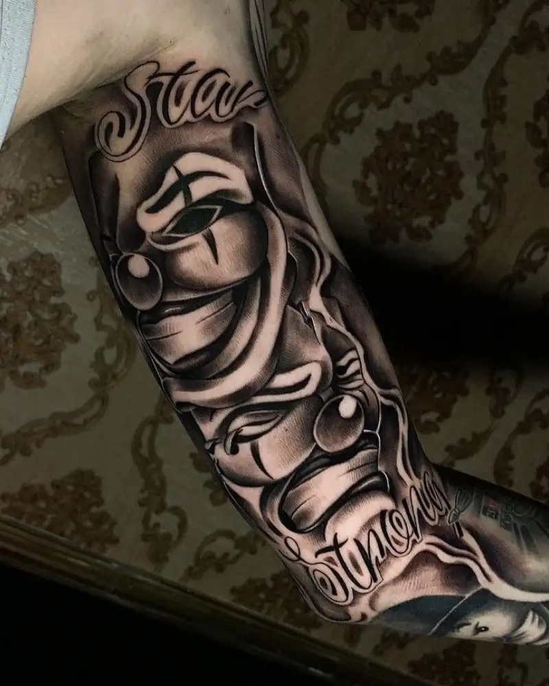tatuagem Chora Agora Ri Depois
