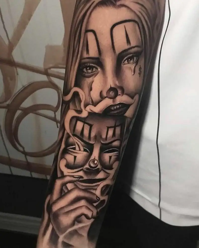 tatuagem Chora Agora Ri Depois