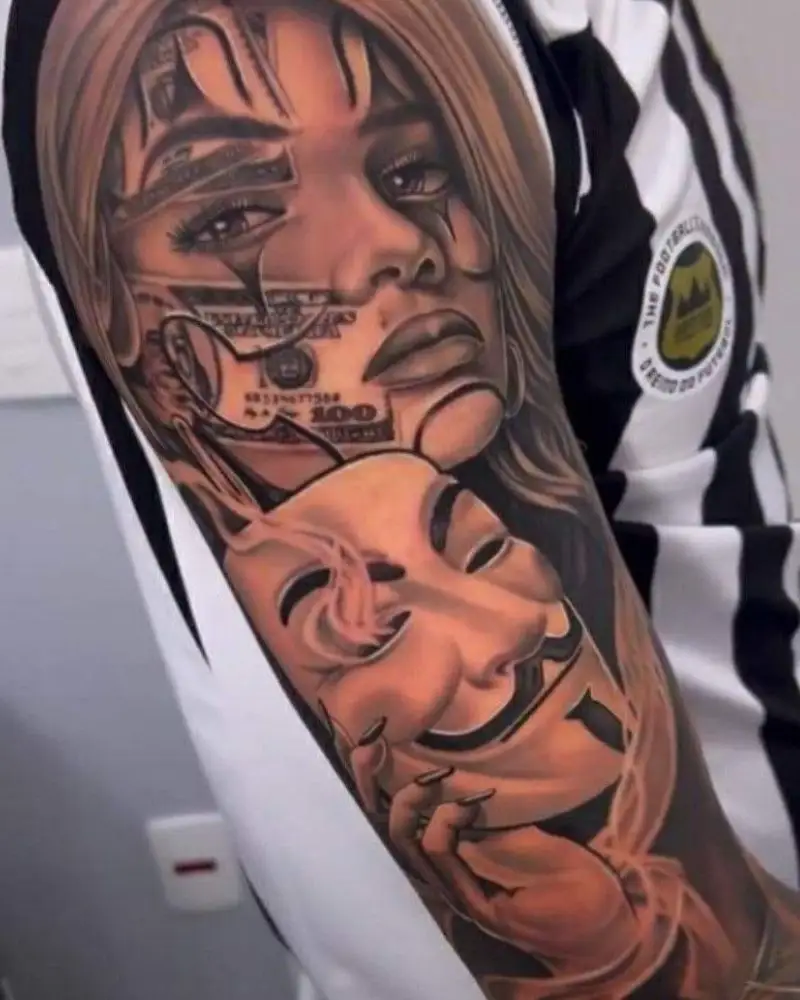 tatuagem Chora Agora Ri Depois