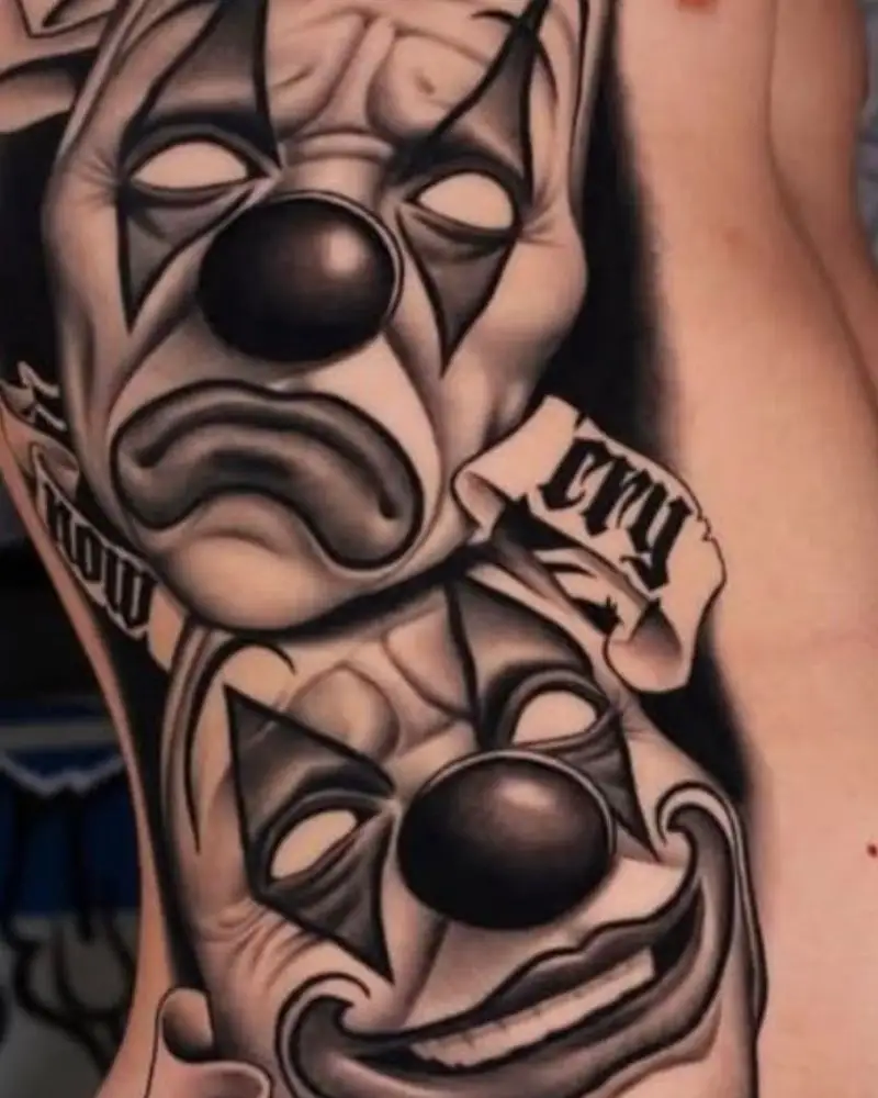 tatuagem Chora Agora Ri Depois
