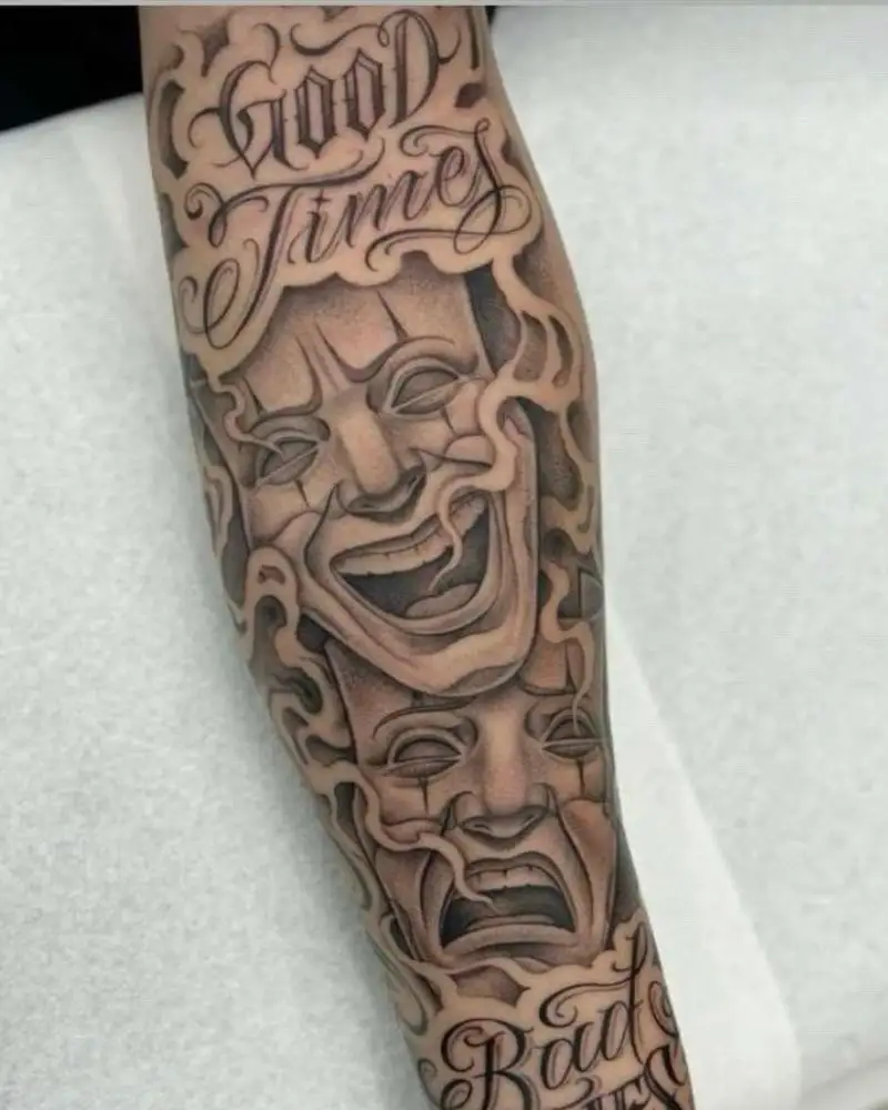 tatuagem Chora Agora Ri Depois