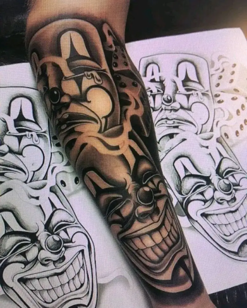 tatuagem Chora Agora Ri Depois