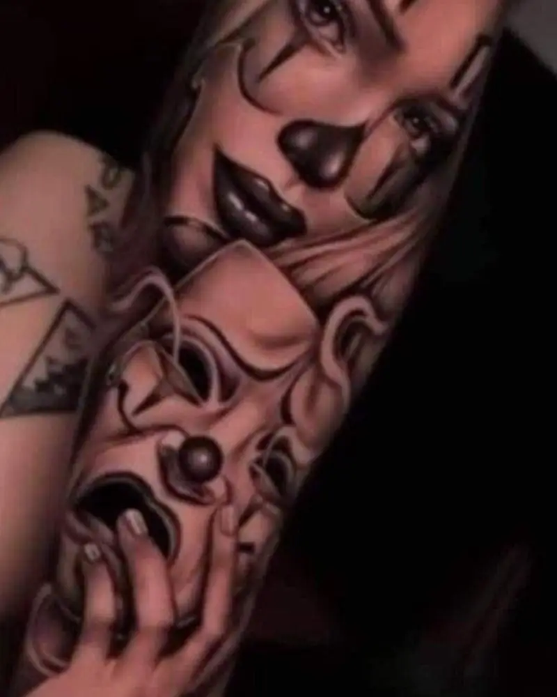 tatuagem Chora Agora Ri Depois