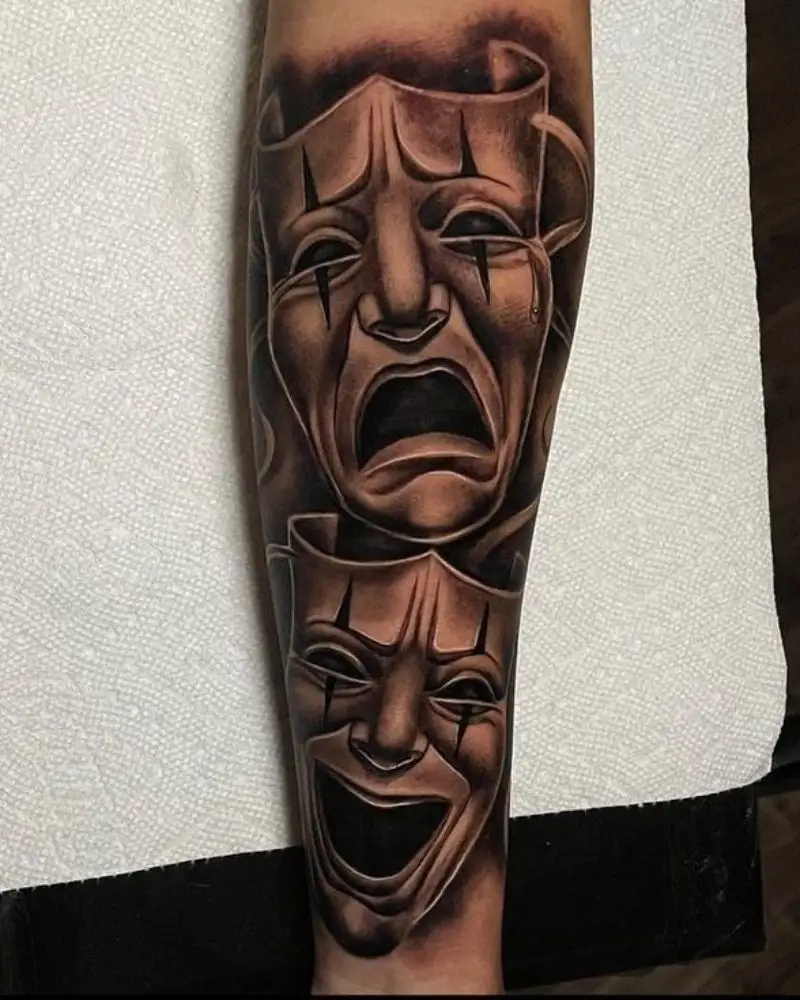 tatuagem Chora Agora Ri Depois