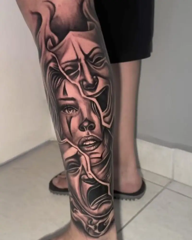 tatuagem Chora Agora Ri Depois