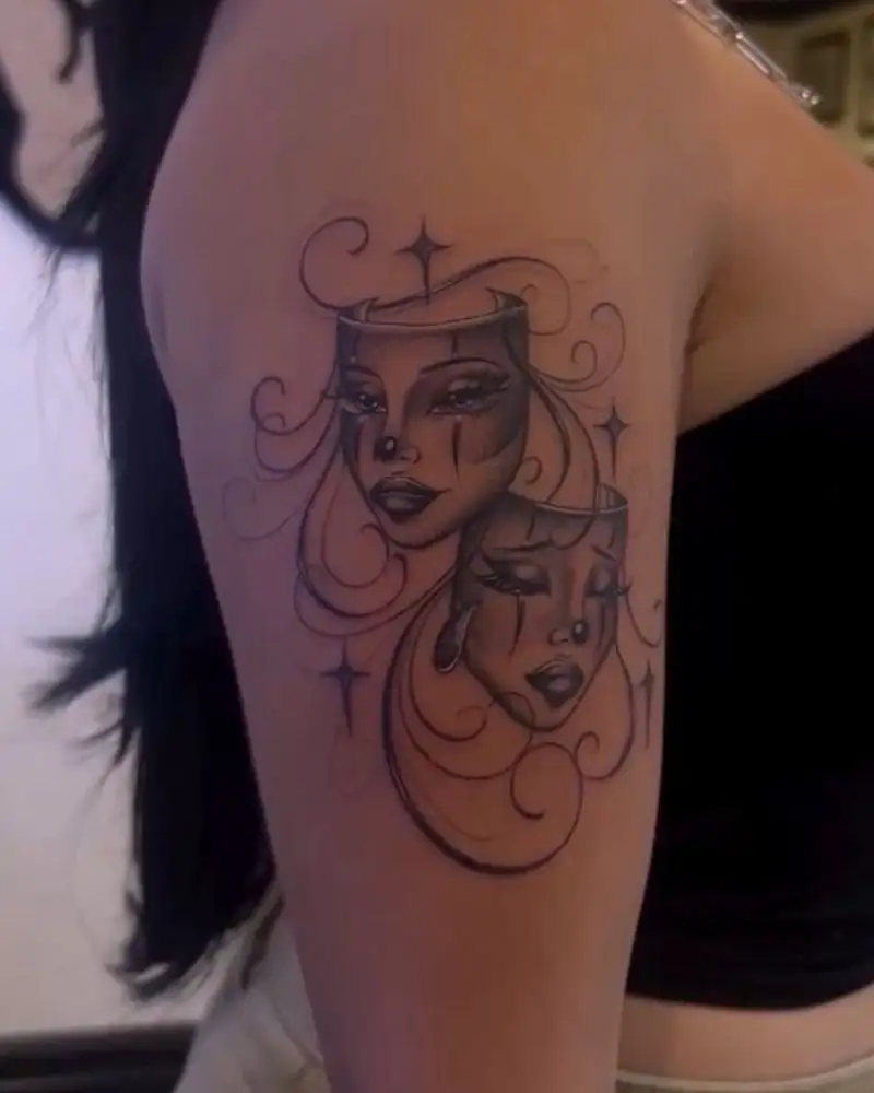 tatuagem Chora Agora Ri Depois