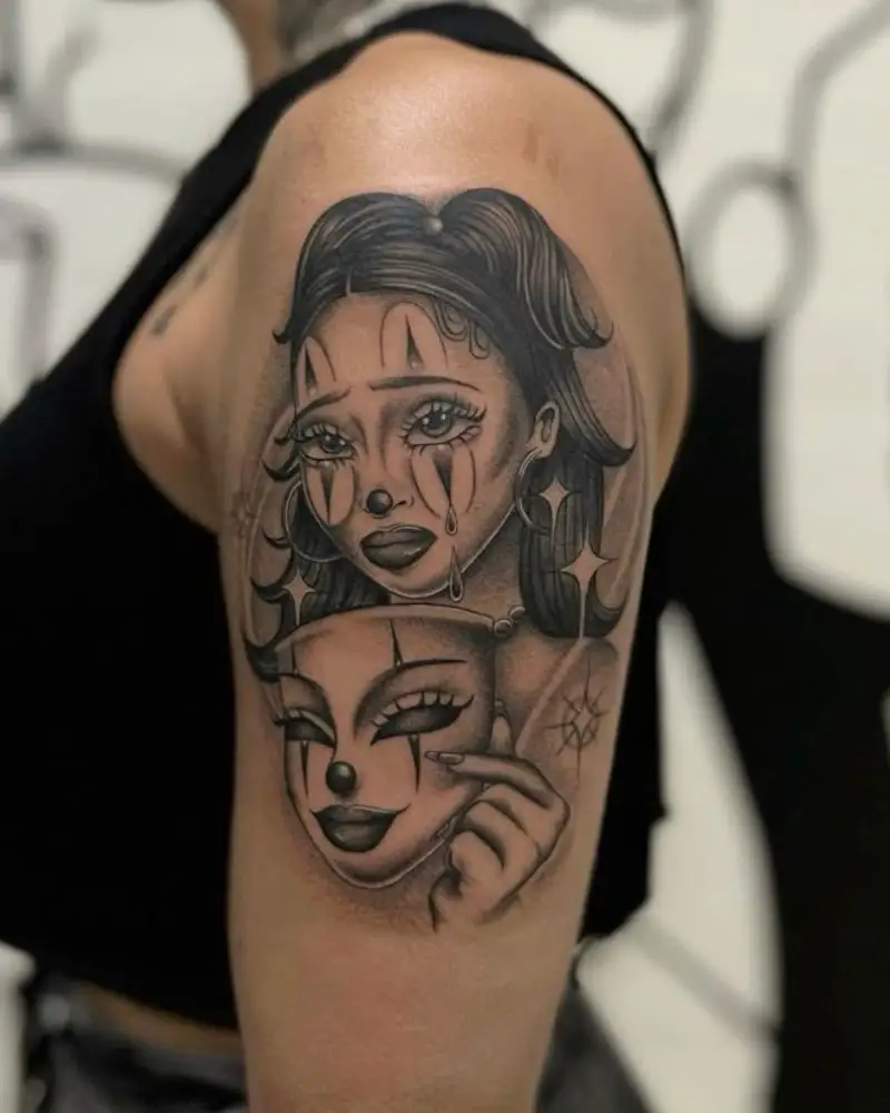 tatuagem Chora Agora Ri Depois