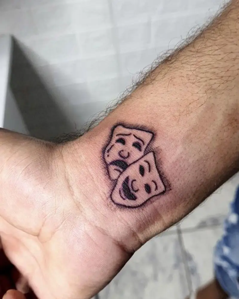 tatuagem Chora Agora Ri Depois