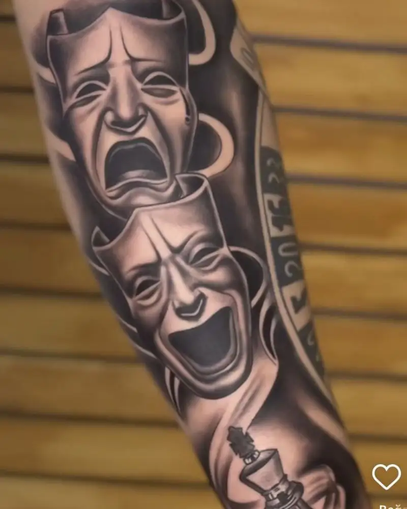 tatuagem Chora Agora Ri Depois